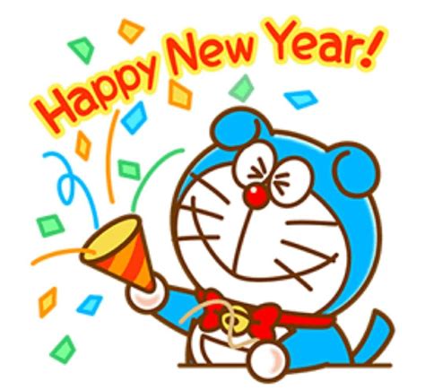 Doraemon's New Year's Gift / Line Sticker | Doraemon, Doraemon cartoon, Doraemon wallpapers