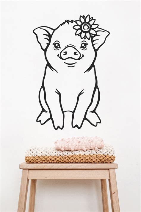 Pig Silhouette Svg Farm Animals Svg Baby Pig Svg Pig Bundle | Images ...