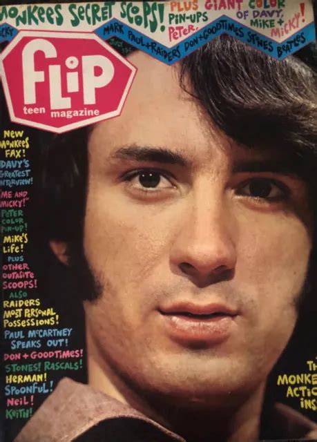FLIP MAGAZINE JULY 1967 Monkees, Raiders, Beatles, Mick Jagger, Boyce & Hart $16.00 - PicClick
