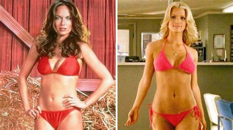 Catherine Bach VS Jessica Simpson as Daisy Duke in 2023 | Daisy dukes, Catherine bach, Original ...