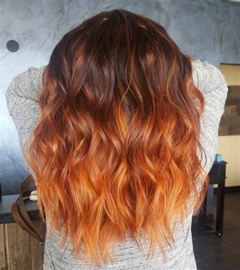 orange ombre hair long - Otha Barnette