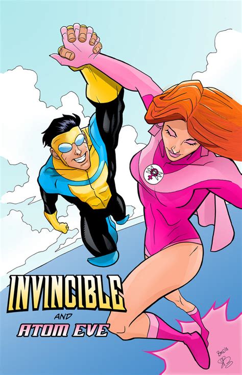 Invincible and Atom Eve by Tinsdar on DeviantArt