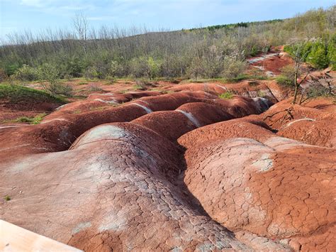 Cheltenham Badlands Trail [Caledon, ON] - Marie Back on Ice