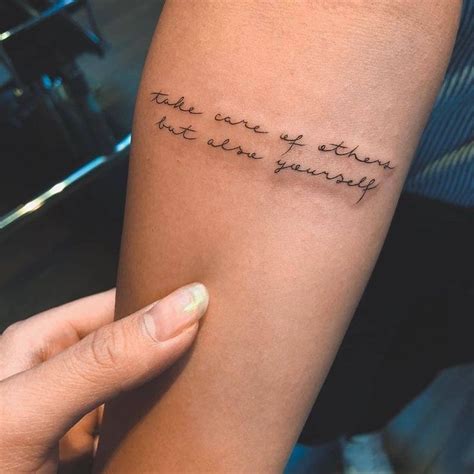 Pin by Kiarna🧿 on ink ☙ | Tattoo quotes, Small quote tattoos, Short quote tattoos