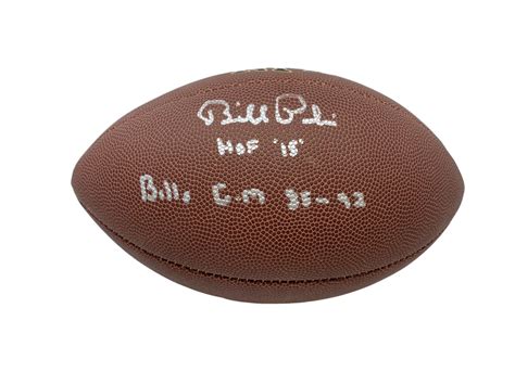 Bill Polian Signed Wilson Replica Football with HOF 15 and Bills GM '8 — TSE Buffalo