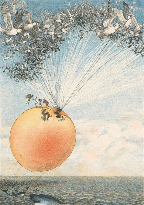 James And Giant Peach, Peach Tattoo, Colossal Art, American Gothic ...