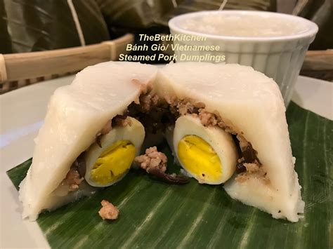 Banh Gio, Vietnamese steamed pork dumplings