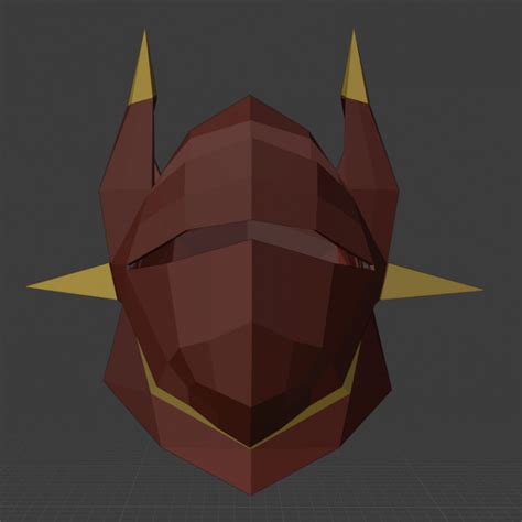 3D Printable Dragon Full Helm OSRS - Moveable Parts by Brian