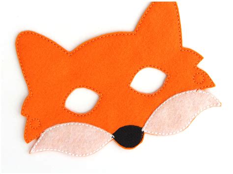 Kids Fox Mask Fox Costume Felt Mask Kids Face by BabyWhatKnots - ClipArt Best - ClipArt Best