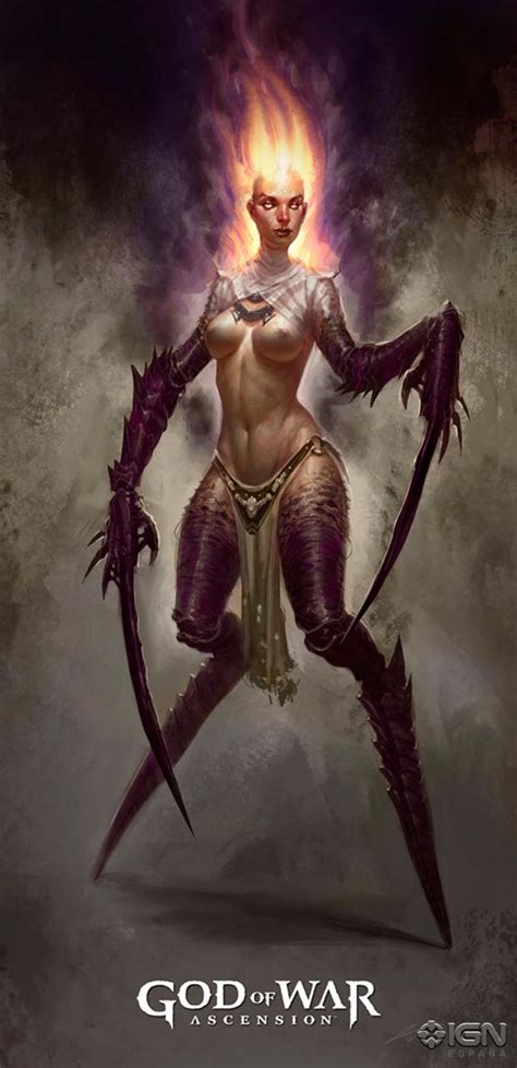 Empusa se deja ver en God of War: Ascension