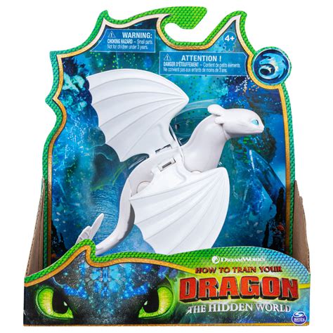 How To Train Your Dragon, Furie Nocturne blanche, figurine dragon avec pièces mobiles. | Toys R ...