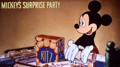 Mickey's Surprise Party 1939 Disney Mickey Mouse Cartoon Short Film