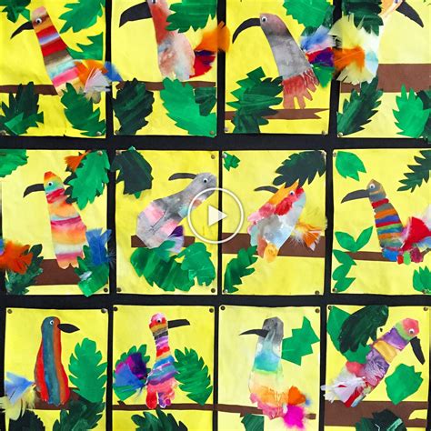 Wonderful artwork to create when learning about the rainforest. Wonderful artwork to create when ...