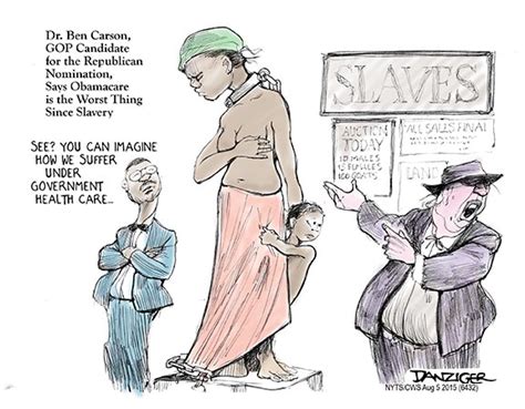 Ben Carson and Slavery - Danziger Cartoons