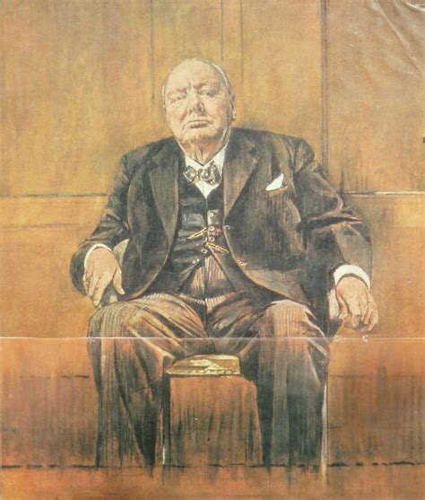 Graham sutherland - portrait of Churchill - | Portrait painting ...