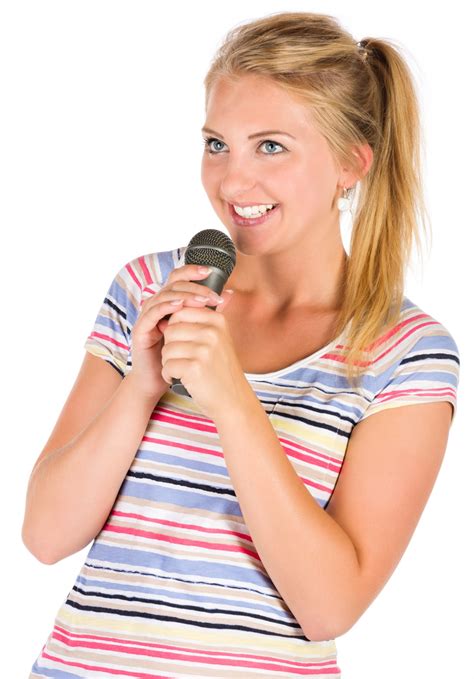 Young Woman Singing Free Stock Photo - Public Domain Pictures