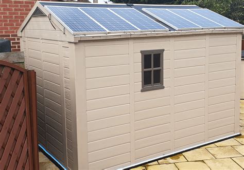 DIY Shed roof install – 600 watts Solar panels with 6kWh AGM battery ...