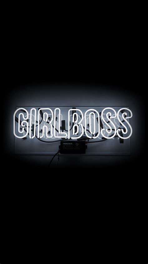 Girl Boss | Papeis de parede, Walpapers fofos, Placas de néon