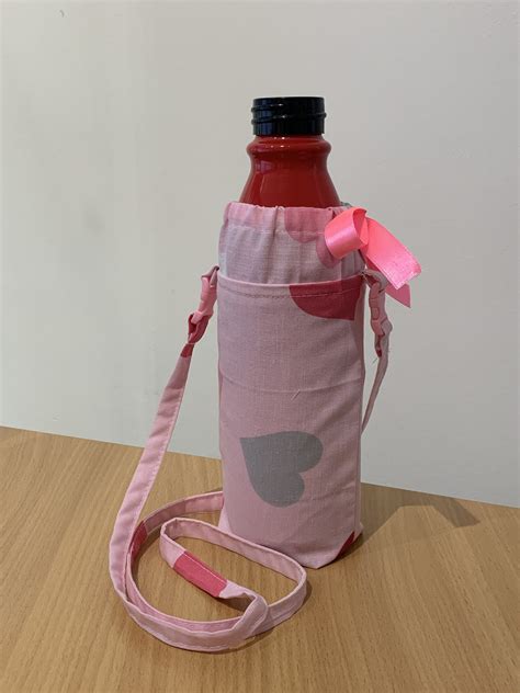 DIY Pink Water Bottle Bag Craft Kit - Freja Designer Dressmaking