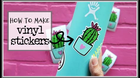 How to make Vinyl Stickers - YouTube