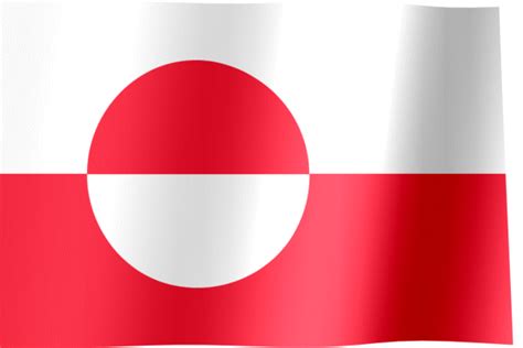 Flag of Greenland (GIF) - All Waving Flags