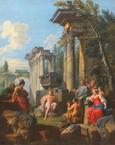 Bonhams : Giuseppe Zocchi (Florence 1711-1767) The Flaying of Marsyas; The Judgment of Midas (2)