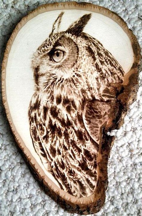 Pyrography Owl, wood burning | Выжигание, Покрашеное дерево, Искусство выжигания по дереву