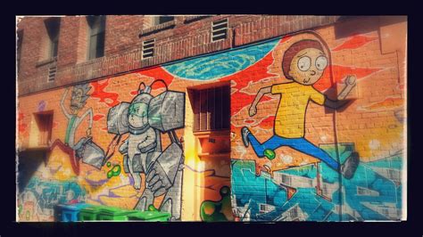 Rick and Morty graffiti (x-post /r/rickandmorty) : adultswim