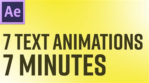 Become a master of After Effects Text Animation (EASY) - YouTube