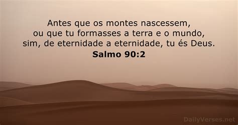 21 de janeiro de 2020 - Versículo da Bíblia do dia - Salmo 90:2 - DailyVerses.net