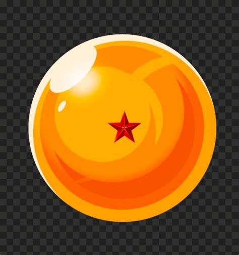 Dragon Ball Z DBZ Crystal Ball 1 Star PNG | Citypng