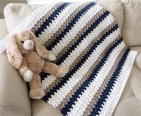 Easy ‘Done in a Day’ Crochet Baby Blanket - Dabbles & Babbles