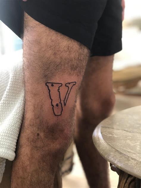 Vlone Tattoo | V tattoo, Hand tattoos for guys, Hand tattoos