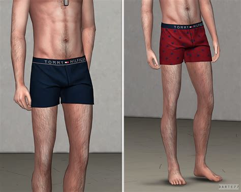 TH Slim Boxer Shorts - Darte77 | Custom Content for TS4 | Sims 4, Sims, Sims 4 toddler