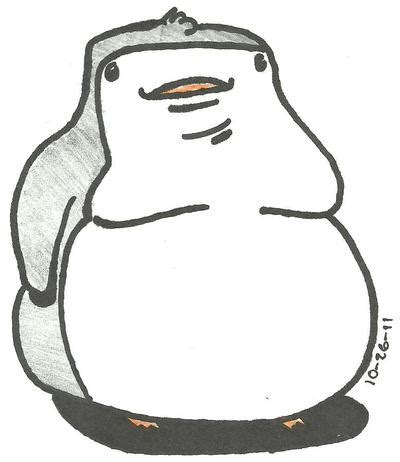 fat penguin by TheEvergreenShadow on deviantART