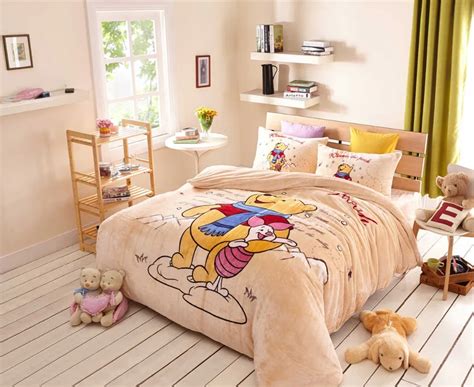 disney winnie pooh bedding set queen twin size full comforter cover ...