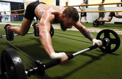 Conor McGregor in brutal gym workout as UFC star drips with sweat ahead ...