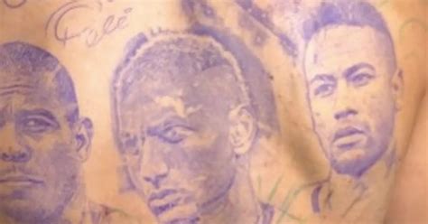 7 most inexplicable footballers' tattoos after Brazil star immortalises ...