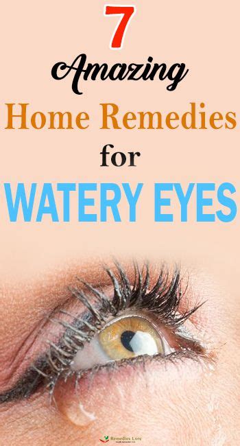 Remedies For Healthy Living 7 Amazing Home Remedies For Watery Eyes ...