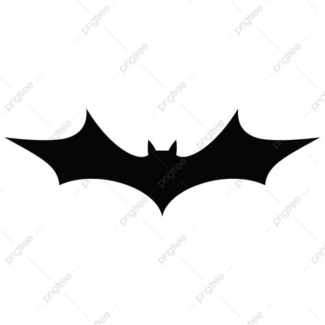 Black Bat Silhouette Vector PNG, A Black Bat Vector, Halloween, Bat, Png PNG Image For Free Download