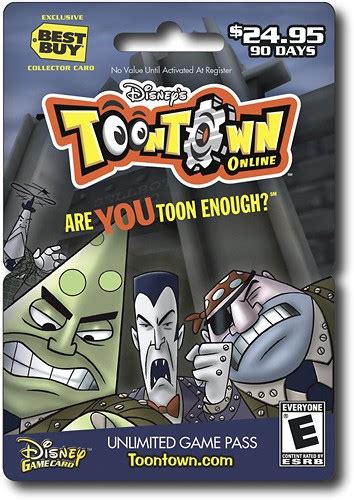 Best Buy: Toontown Toontown Online Game Card ($24.95) TOON TOWN