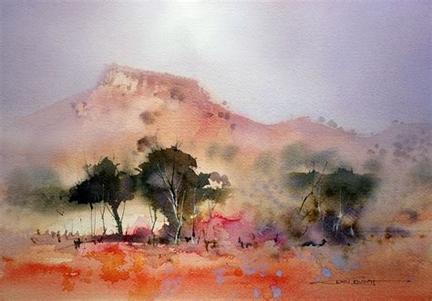 Watercolor Landscape Painting Full Video Demonstration