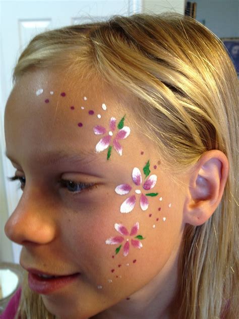 Face painting flowers, Face painting easy, Girl face painting