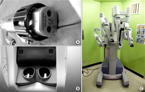 Stereoscopic endoscope with two embedded camera modules (A) and a ...