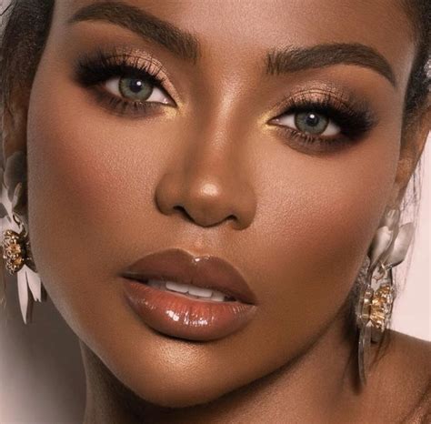 Pin by AK Blog on Melanin Poppin | Gold makeup looks, Wedding makeup ...