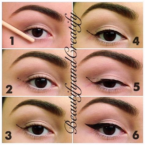 The Easiest Way To Apply Winged Eyeliner. 😘👌👀 | Cat eye makeup tutorial, Perfect cat eye ...