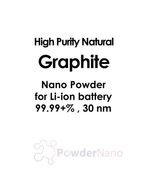 High Purity Natural Graphite Nanopowder/Nanoparticles for Li-ion Battery, Purity: 99.99+%, Size ...