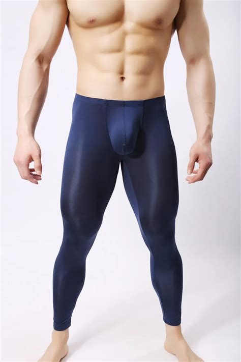 long johns men comfortable sexy leggings men thermal underwear men home ...