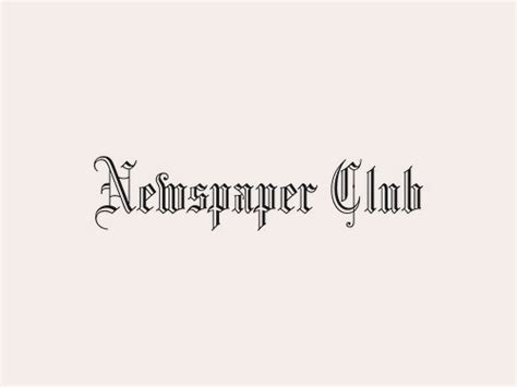 Newspaper Club logo (Noisy Decent Graphics)