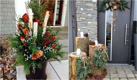 décoration de noël extérieur idées à faire soi-même #Noël #christmasdecor